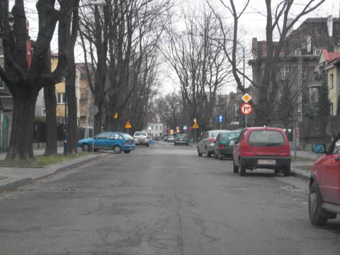 ul. Kielecka, Kraków. Bez kontrapasa. 17 grudnia 2011 roku